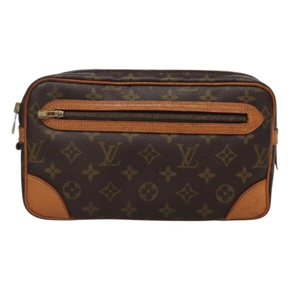 LOUIS VUITTON Monogram Marly Dragonne GM Clutch Bag M51825 LV Auth BA3510 - Picture 14 of 16